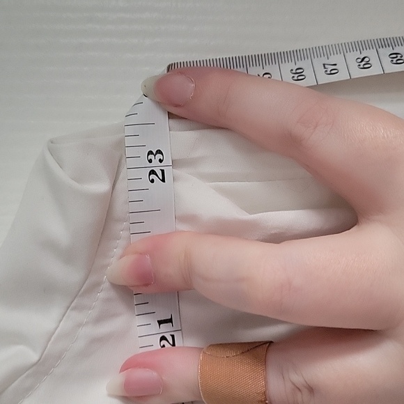 White Button Up Blouse - Picture 6 of 8